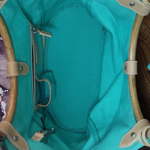 Ralph Lauren Canvas Satchel - Picture 6 of 11